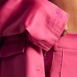 MissPap Fuschia Premium Oversized Satin 3 Piece Co-ord