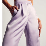 Misspap Lilac Boxy Cropped Jacket and Trouser Co-Ord product image