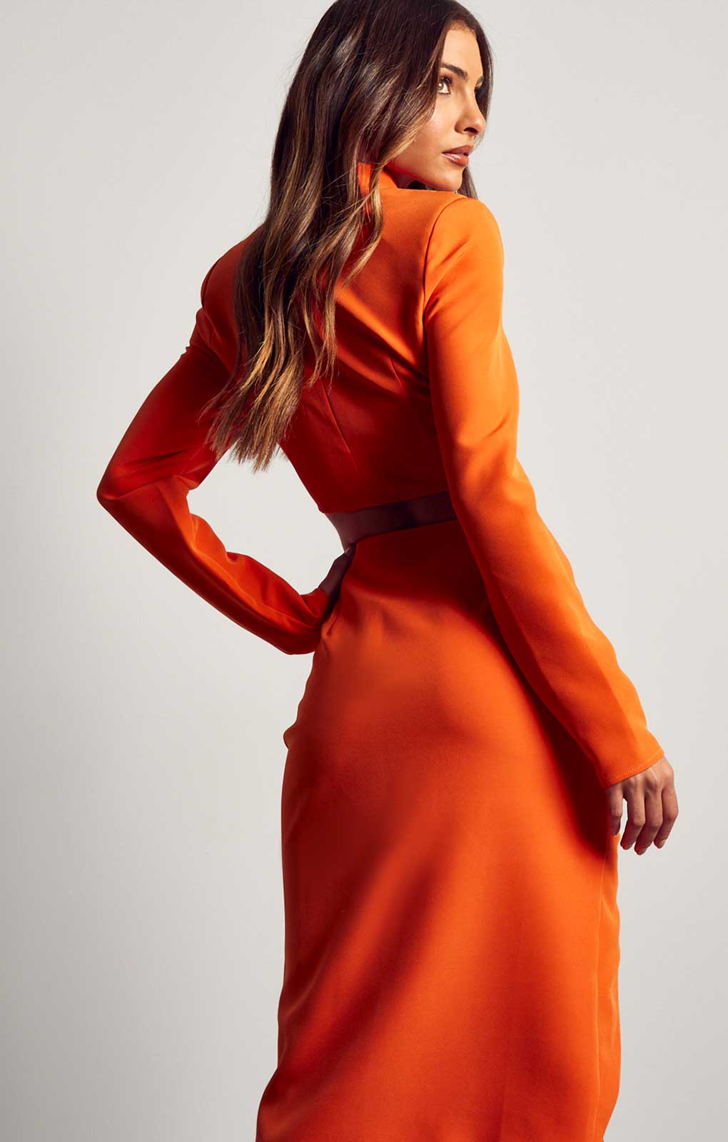 MissPap Orange Ruched Co-Ord