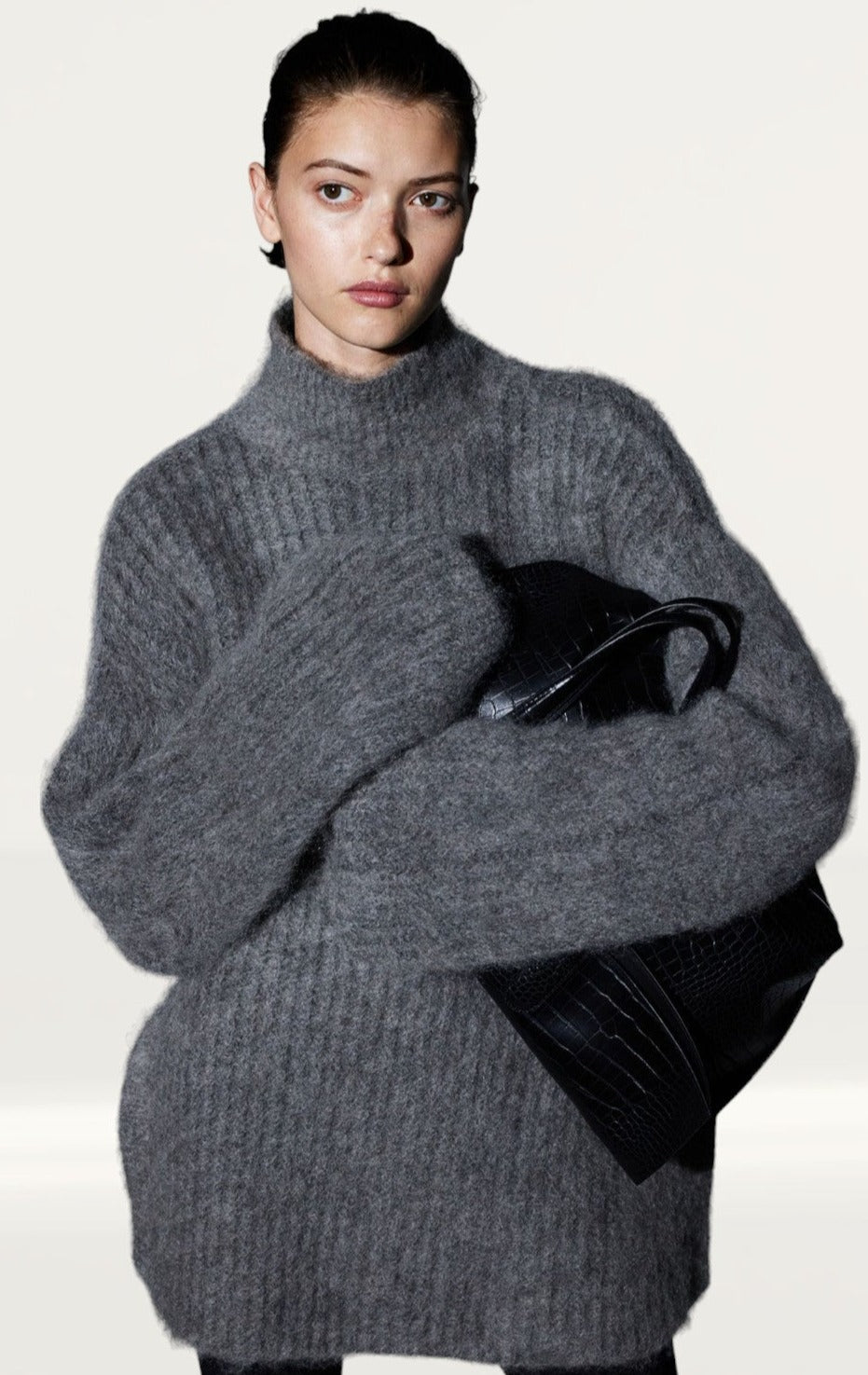 H&M Mohair-Blend Turtleneck Jumper