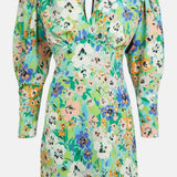 Oasis Tropical Floral V Neck Skater Dress product image