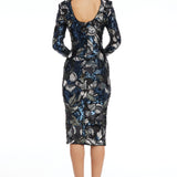 Dress The Population Navy Natalie Dress