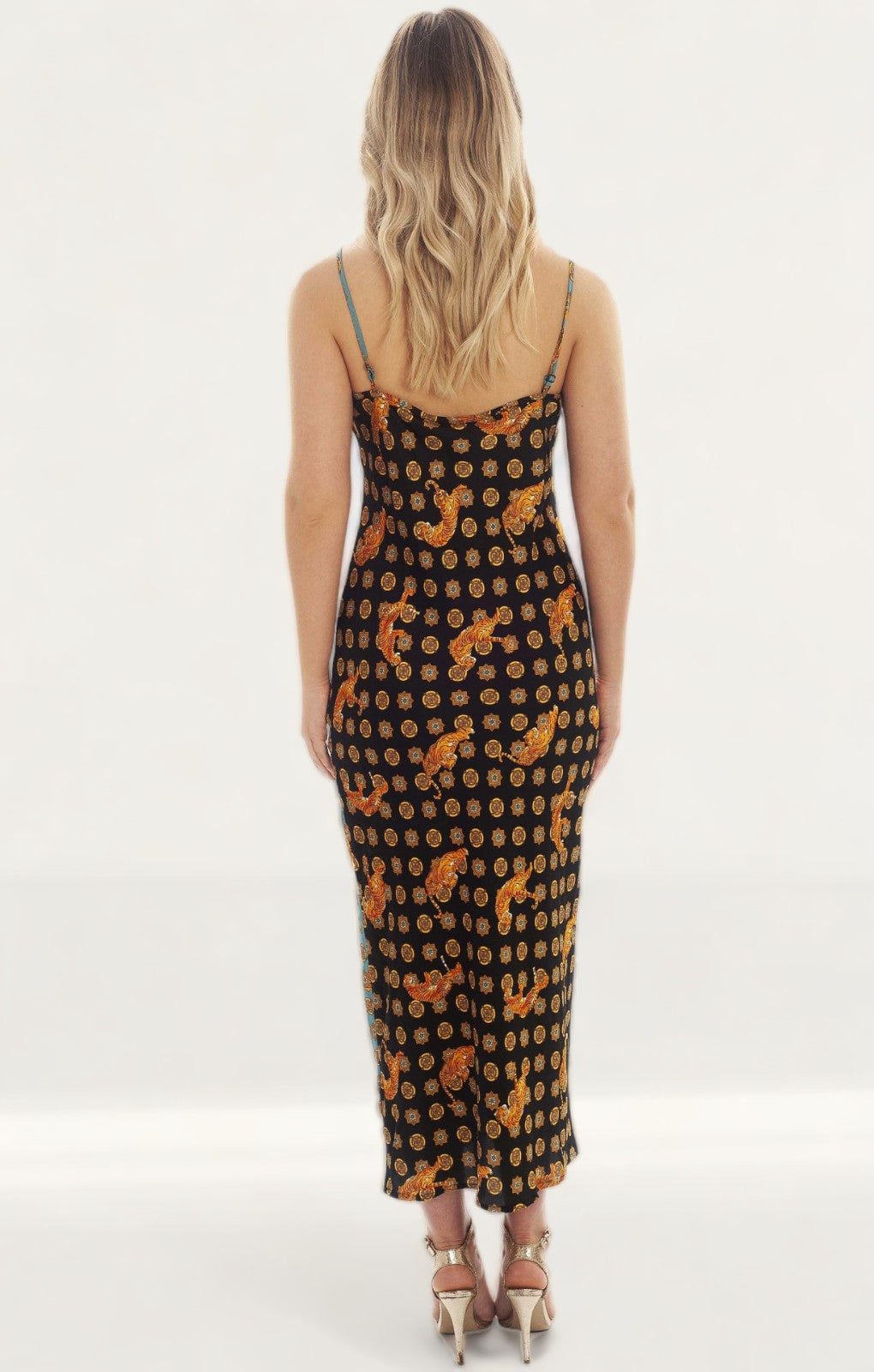 Never Fully Dressed Tiger Print Maxi Dress product image