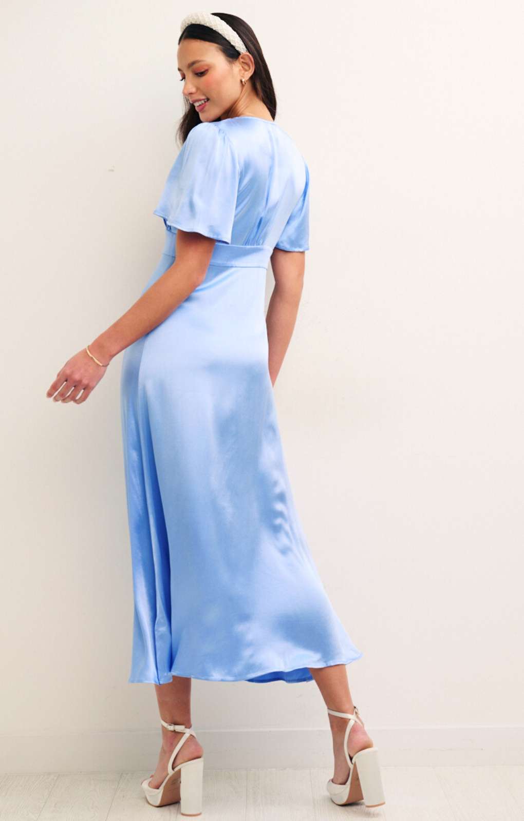 Nobody's Child Blue Erin Midaxi Dress