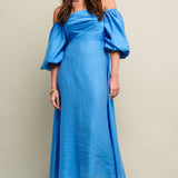 Nobody's Child Blue Maxine Midi Dress