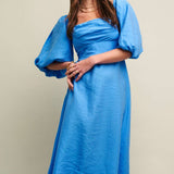 Nobody's Child Blue Maxine Midi Dress