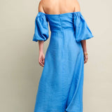Nobody's Child Blue Maxine Midi Dress