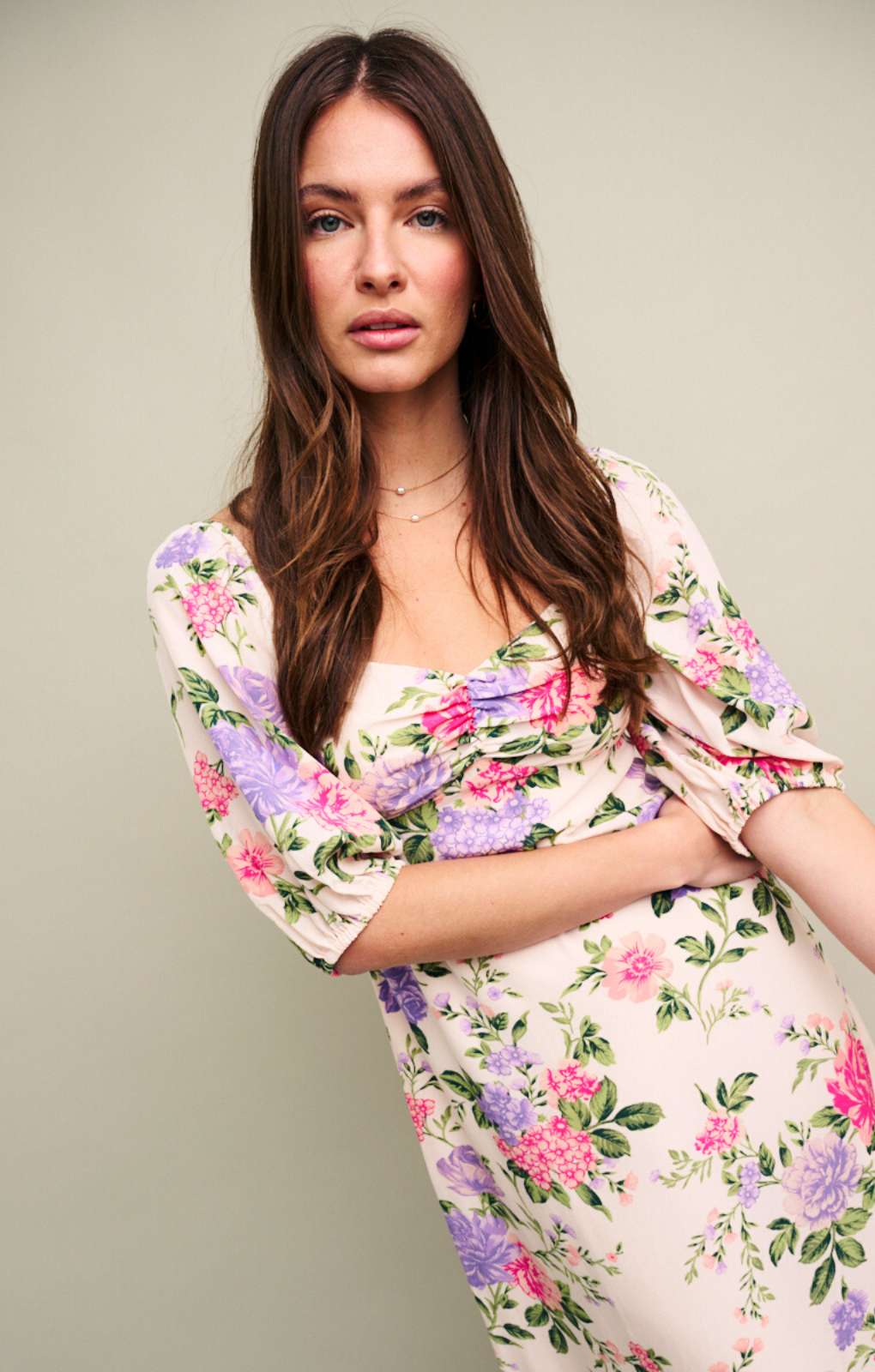 Nobody's Child Floral Darcie Midi