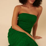 Nobody's Child Green Floral Broderie Anglaise Fern Midi Dress