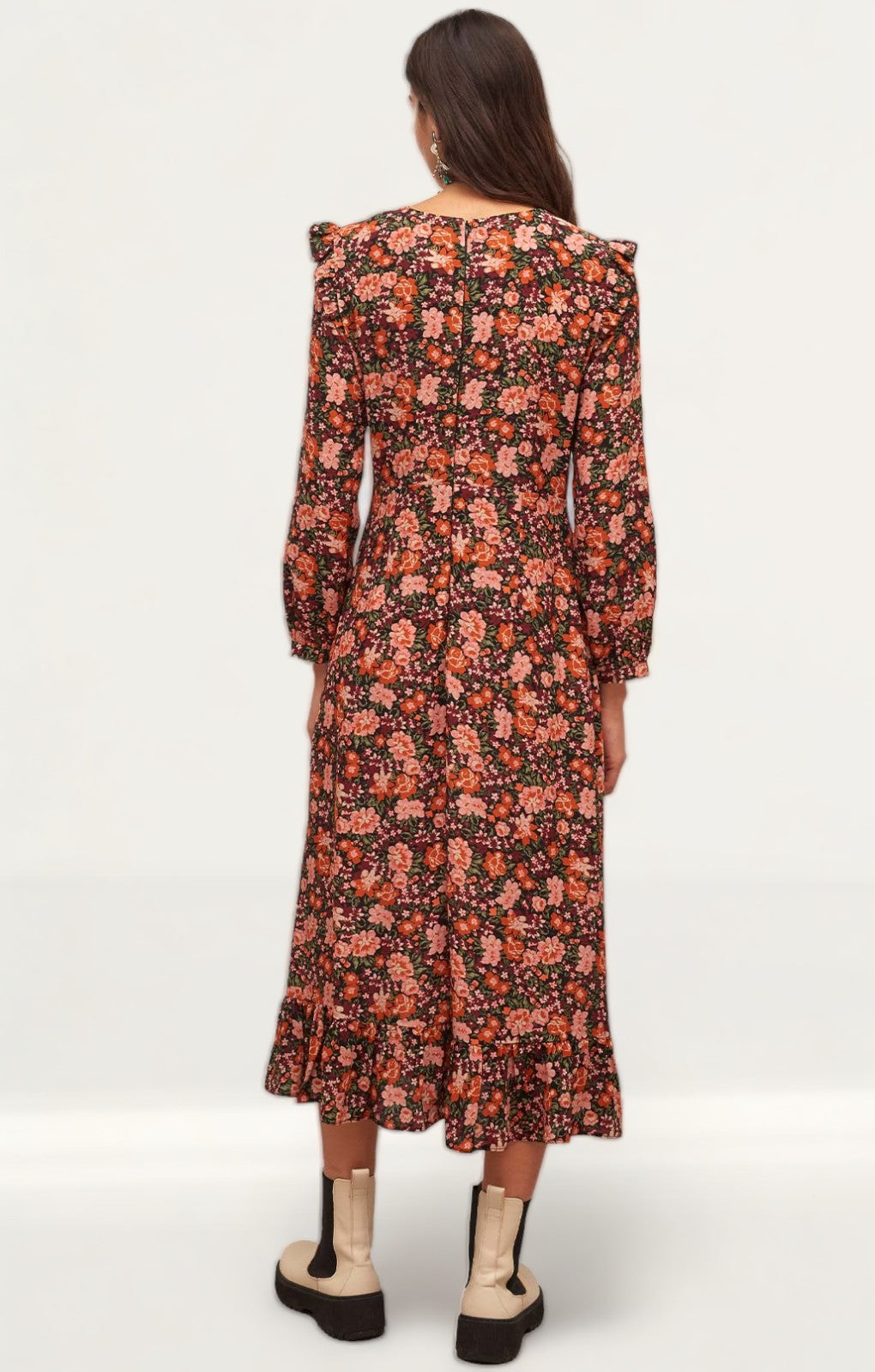 Nobody's Child Autumnal Floral Cecile Maxi Dress product image