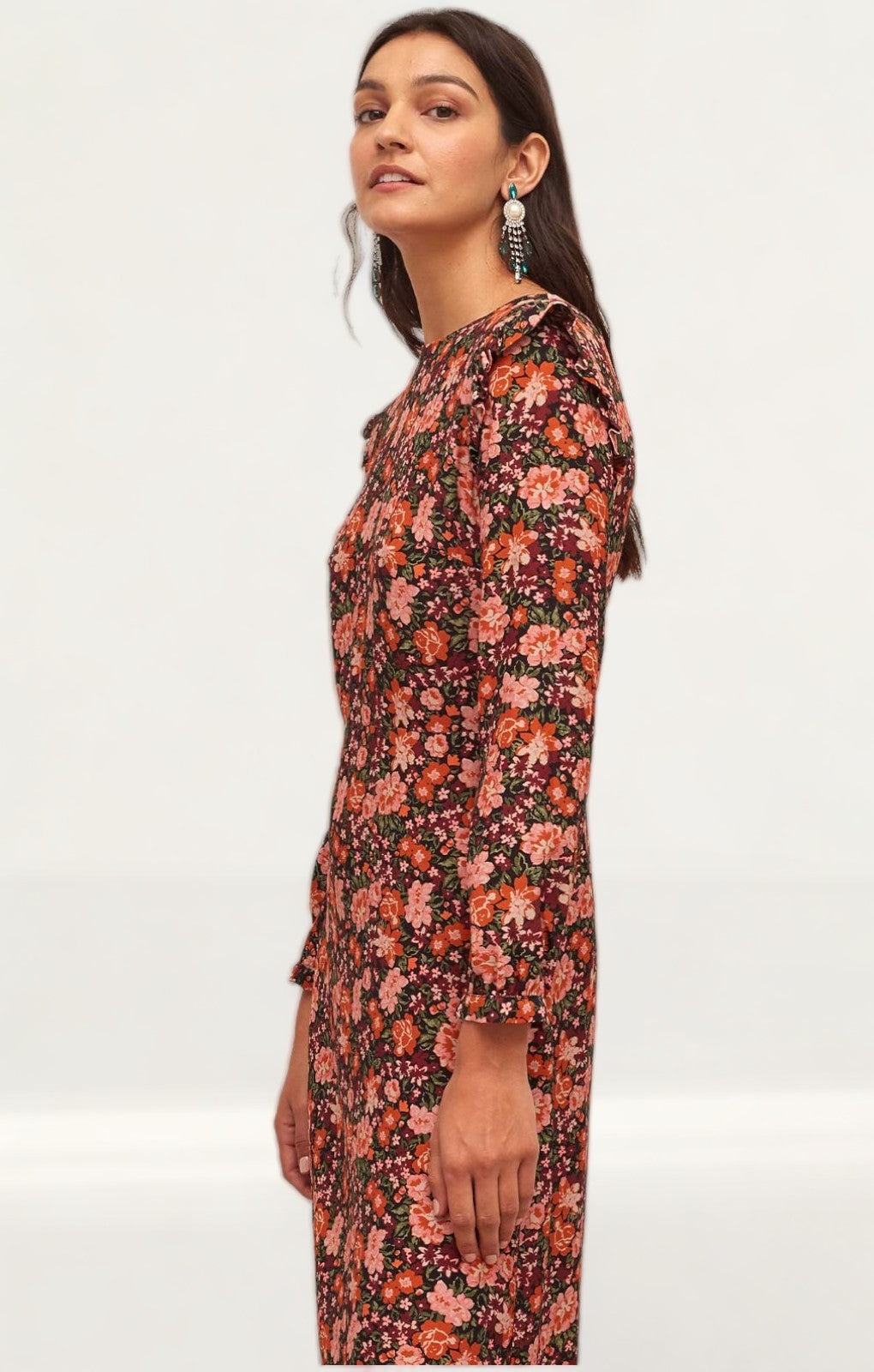 Nobody's Child Autumnal Floral Cecile Maxi Dress product image