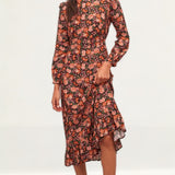 Nobody's Child Autumnal Floral Cecile Maxi Dress product image