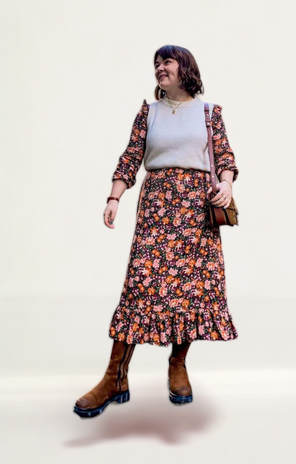 Nobody's Child Autumnal Floral Cecile Maxi Dress product image