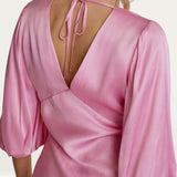 Nobody's Child Ciara V Neck Dress in Pink product image