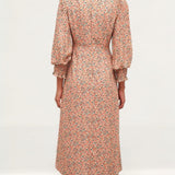 Nobody's Child Cream Multi Floral Ariana Midi Dress