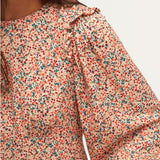 Nobody's Child Cream Multi Floral Ariana Midi Dress