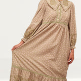 Nobody's Child Green Floral Katie Smock Midi Dress
