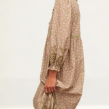Nobody's Child Green Floral Katie Smock Midi Dress