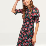 Nobody's Child Pink Floral Luna Midi Dress