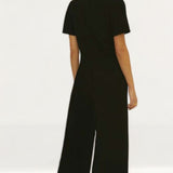 Oasis Button Through Linen Look Tailored Jumpsuit
