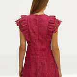 Oasis Frill Detail Lace Skater Dress