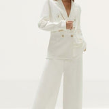 Oasis Ivory Premium Longline Blazer