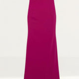 Oasis Pink Premium Crepe Bandeau Maxi Dress