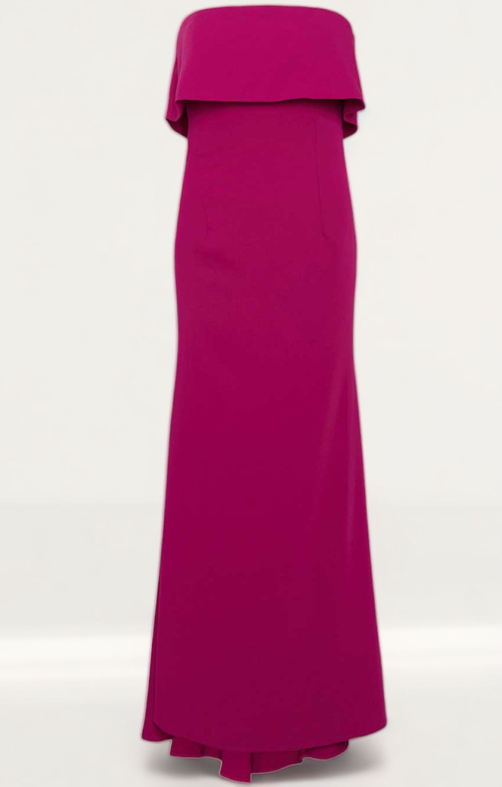 Oasis Pink Premium Crepe Bandeau Maxi Dress