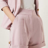 Oasis Lilac Tailored Linen Look Co-Ord