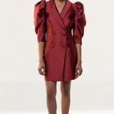 Panambi Burgundy Shia Mini Dress product image