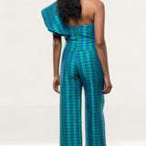 Panambi Green Print One Shoulder Top & Trouser Co-Ord