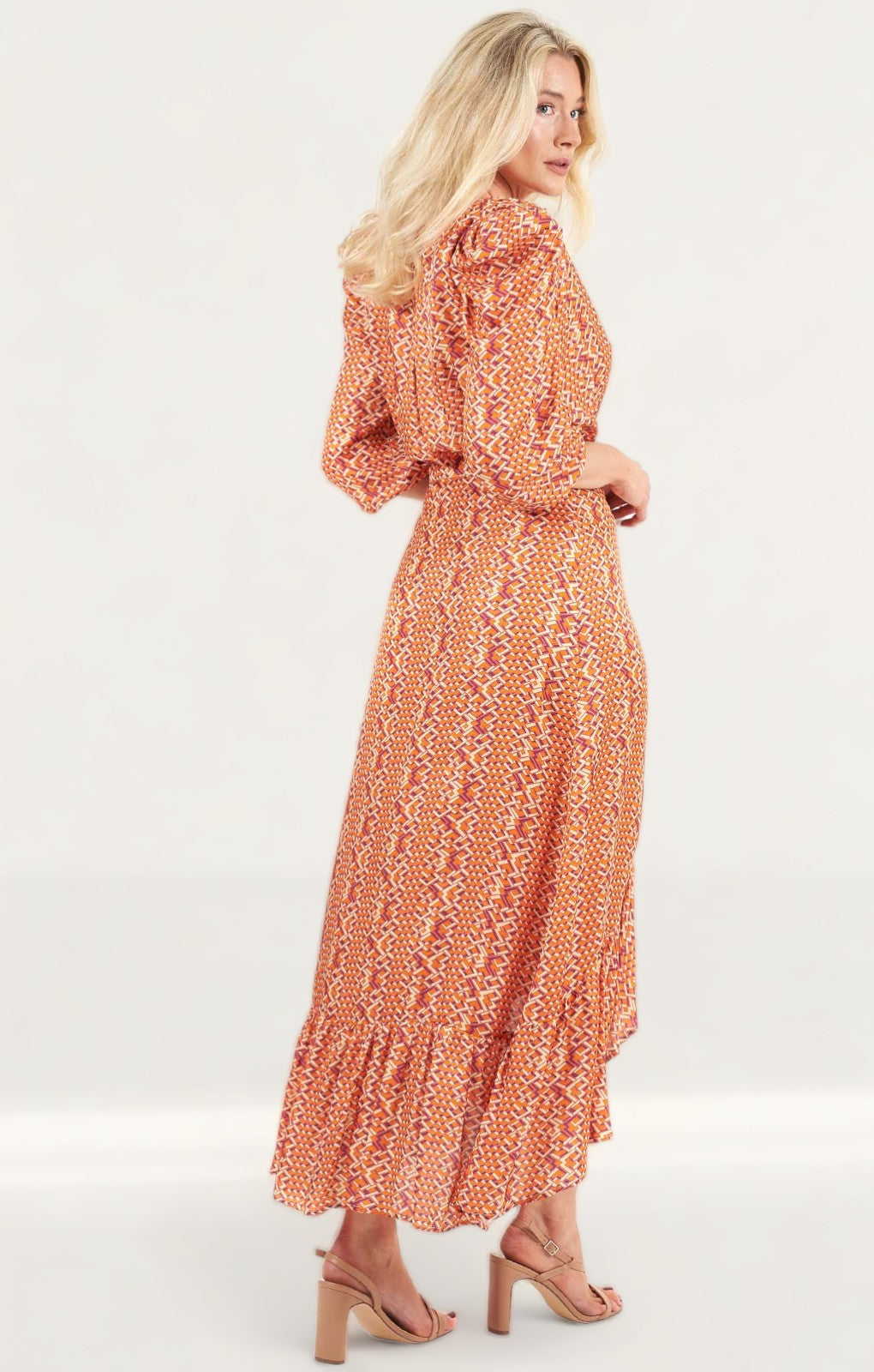 Panambi Orange Top & Skirt Co-Ord