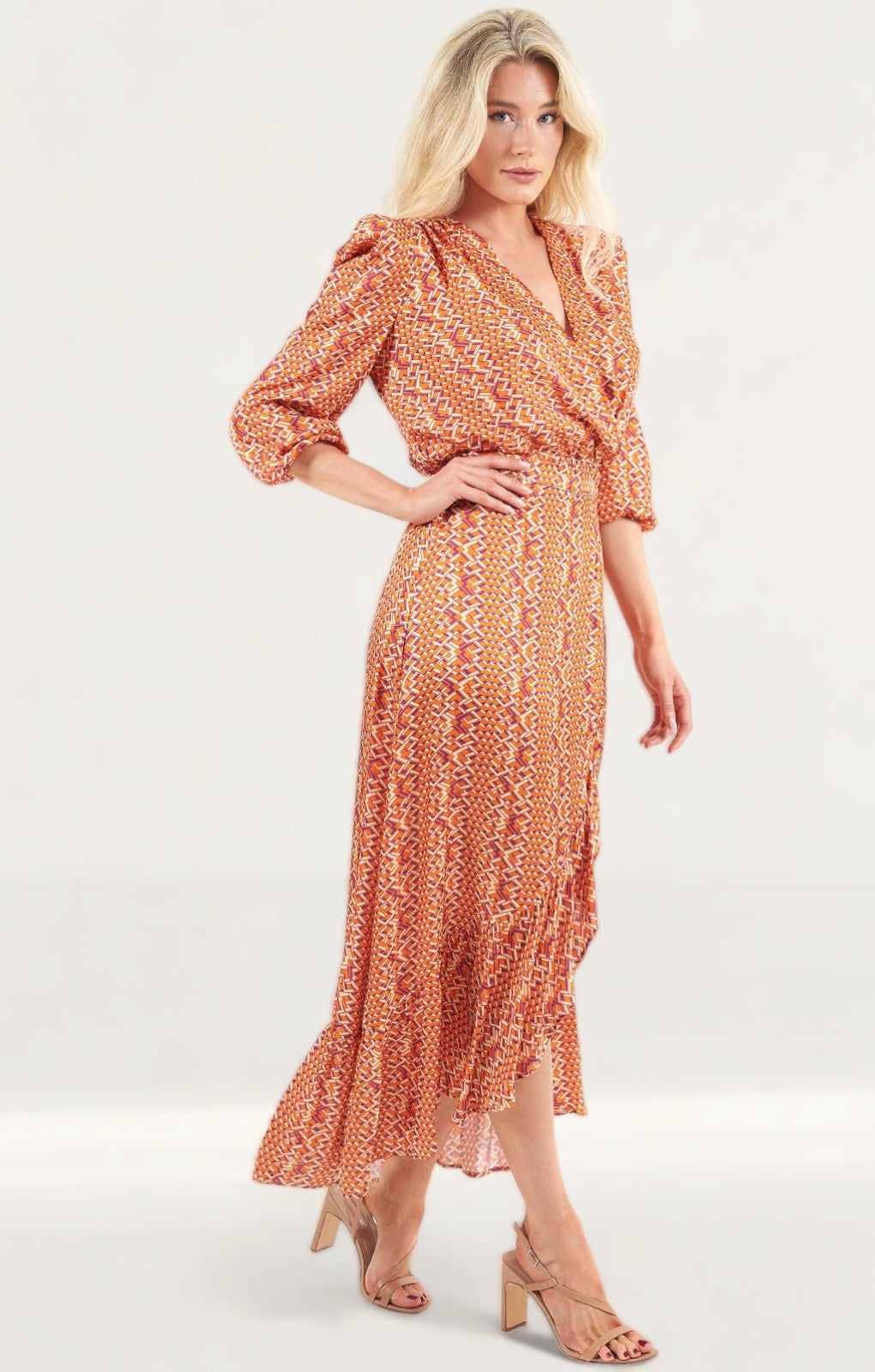 Panambi Orange Top & Skirt Co-Ord