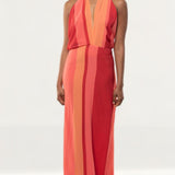 Panambi Orange Yana Halterneck Maxi Dress product image