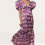 Panambi Purple Print Amber Midi Dress product image