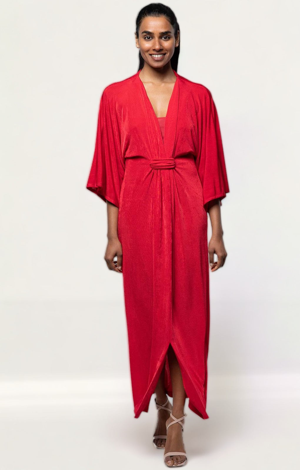 Panambi Red Ela Midi Dress