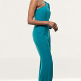 Panambi Teal One Shoulder Jumpsuit