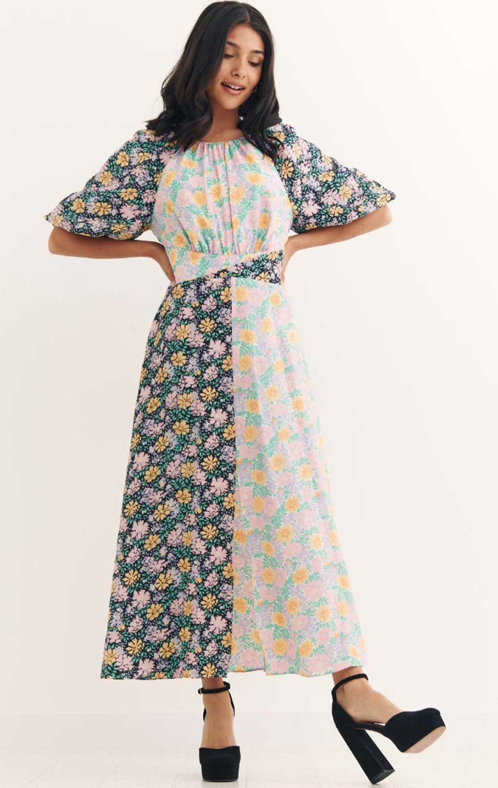 Nobody's Child Penelope Midi Dress