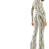 Vero Moda Textured Trousers In Monochrome