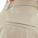 Selected Femme High Waist Wide Fit Trousers In Beige