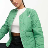 The North Face Ampato Quilted Liner Jacket In Green Exclusive At Asos