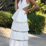 Anne Louise Boutique White Gazelle Dress product image