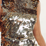 Misspap Premium Sequin Embellished Backless Mini Dress product image