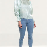 Pretty Lavish Mint Fae Bell Sleeve Top