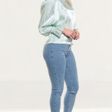 Pretty Lavish Mint Fae Bell Sleeve Top