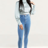 Pretty Lavish Mint Green Phoenix Backless Blouse