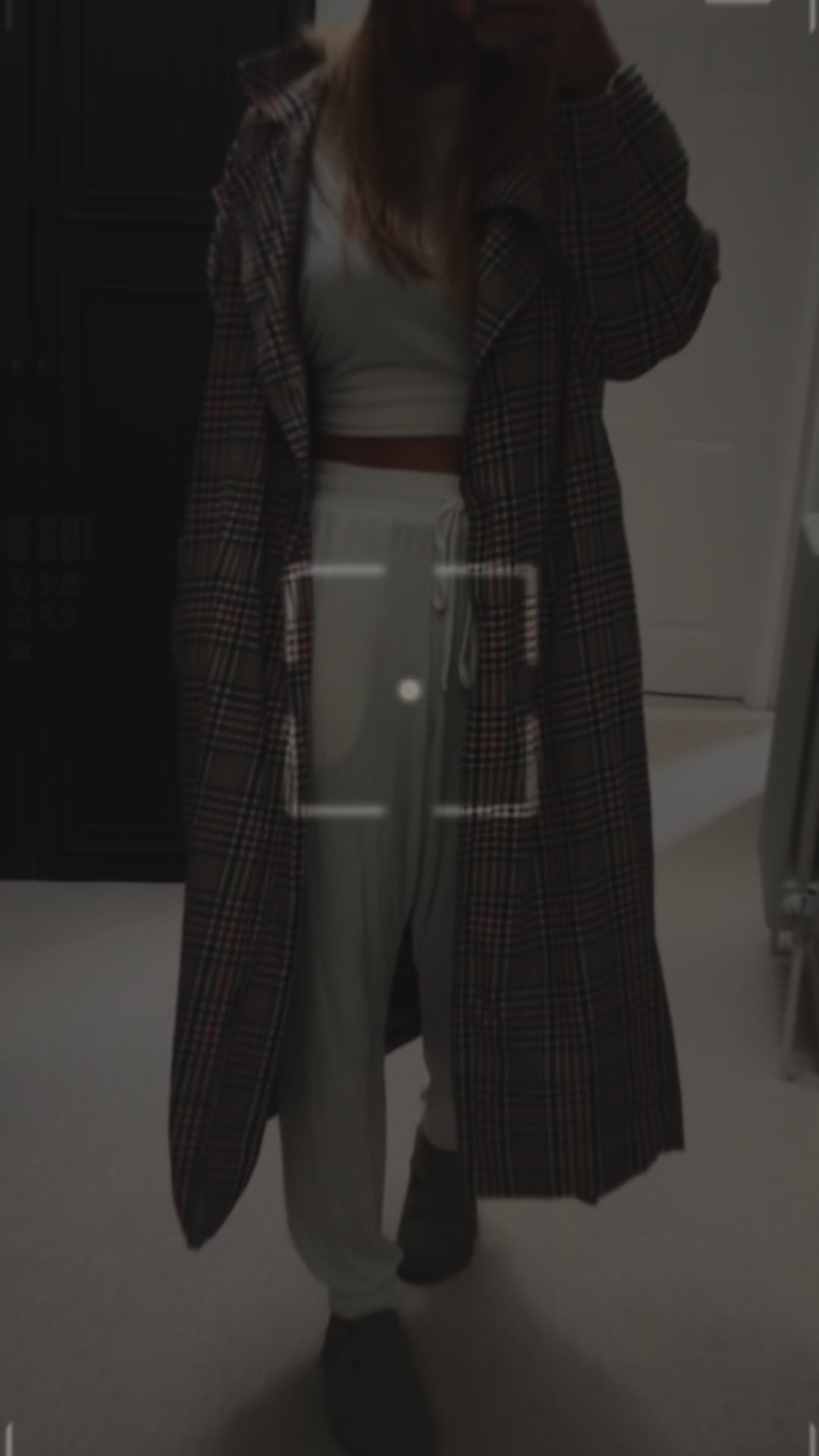 French Connection Zita Check Coat
