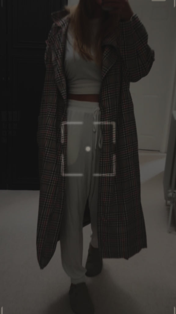 French Connection Zita Check Coat
