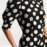 Lipsy Polka Dot Puff Sleeve Tie Waist Jumpsuit product image