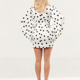 Rat & Boa Petite Perla Polka Dot Mini Dress